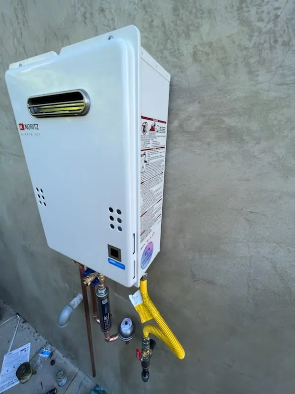 Tankless water heater installation for Marianna homes